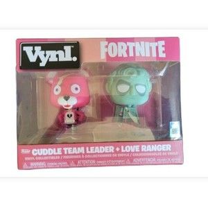 ✅ FUNKO VYNL. FORTNITE-CUDDLE TEAM LEADER + LOVE RANGER Vinyl Collectibles